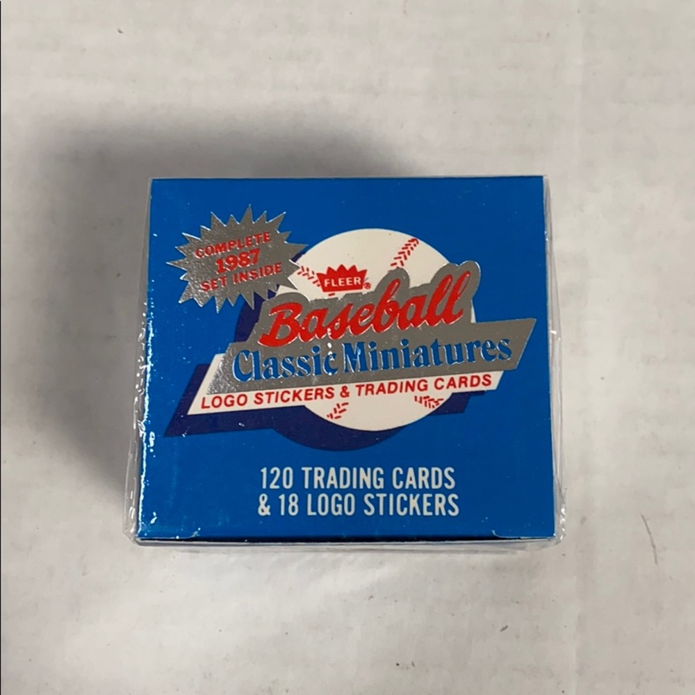1987 Fleer baseball classic miniature set